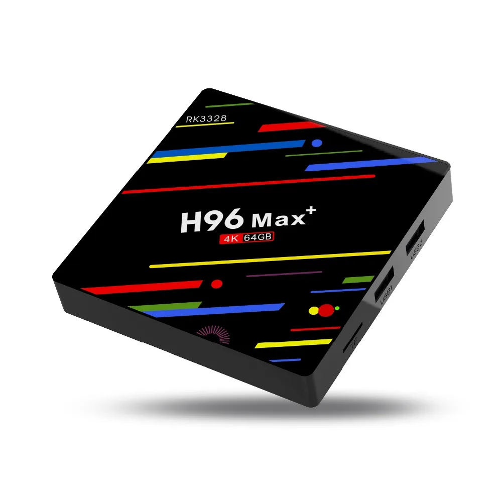 H96 MAX + 4 K ТВ приставка android 8 1 Смарт RK3328 Quad-Core Гб Оперативная память 64 Встроенная 2 4G