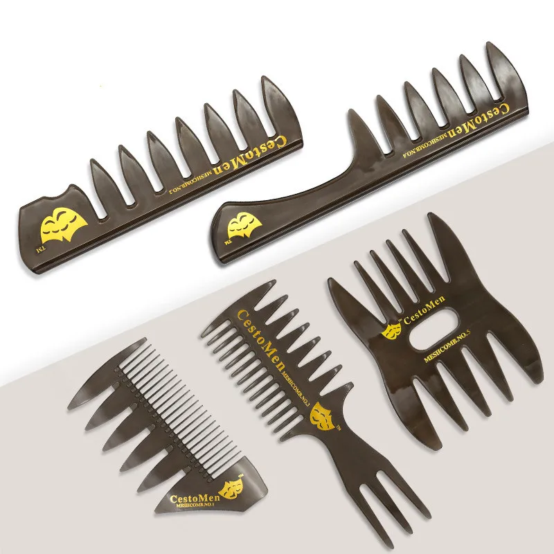 

Hot Sale Brand Wide Tooth Hair Brush Comb Professional Anti-static Hair Cutting Dyeing Comb Durable Salon Hairdressing Comb