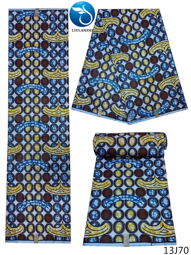 LIULANZHI красная Java восковая ткань 100% хлопок настоящая вощеная Анкара для вечеринки