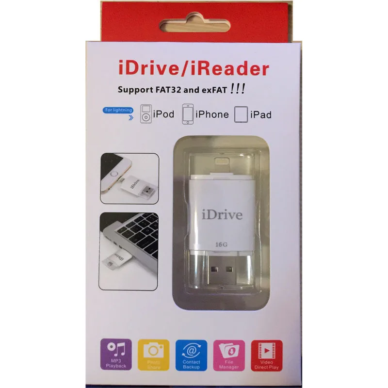 32GB USB i Flash iDrive устройство карта памяти для iPHONE 6S 6 Plus 5s 5c|usb i-flash|memory devicei-flash device |