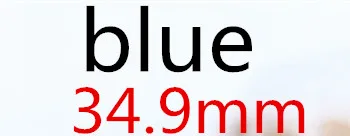 34.9mm blue Новинка 28,6 мм/31,8 мм/34,8 мм быстросъемный зажим для подседельного штыря из сплава для горного велосипеда, велосипедного седла, зажим для седла, QR стиль - Цвет: 34.9mm blue