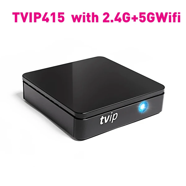TVIP 415 DUAL WIFI Новое поступление TVIP 410 412 415 Linux или Android 6,0 Двойная система H.265 1920x1080 четырехъядерный мини-приставка - Цвет: TVIP 415 DUAL WIFI