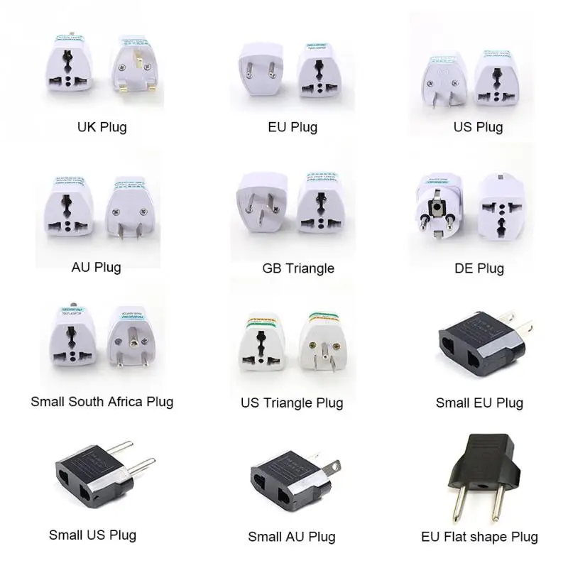 Новый универсальный адаптер розетка питания из ЕС Великобритании Австралии в
