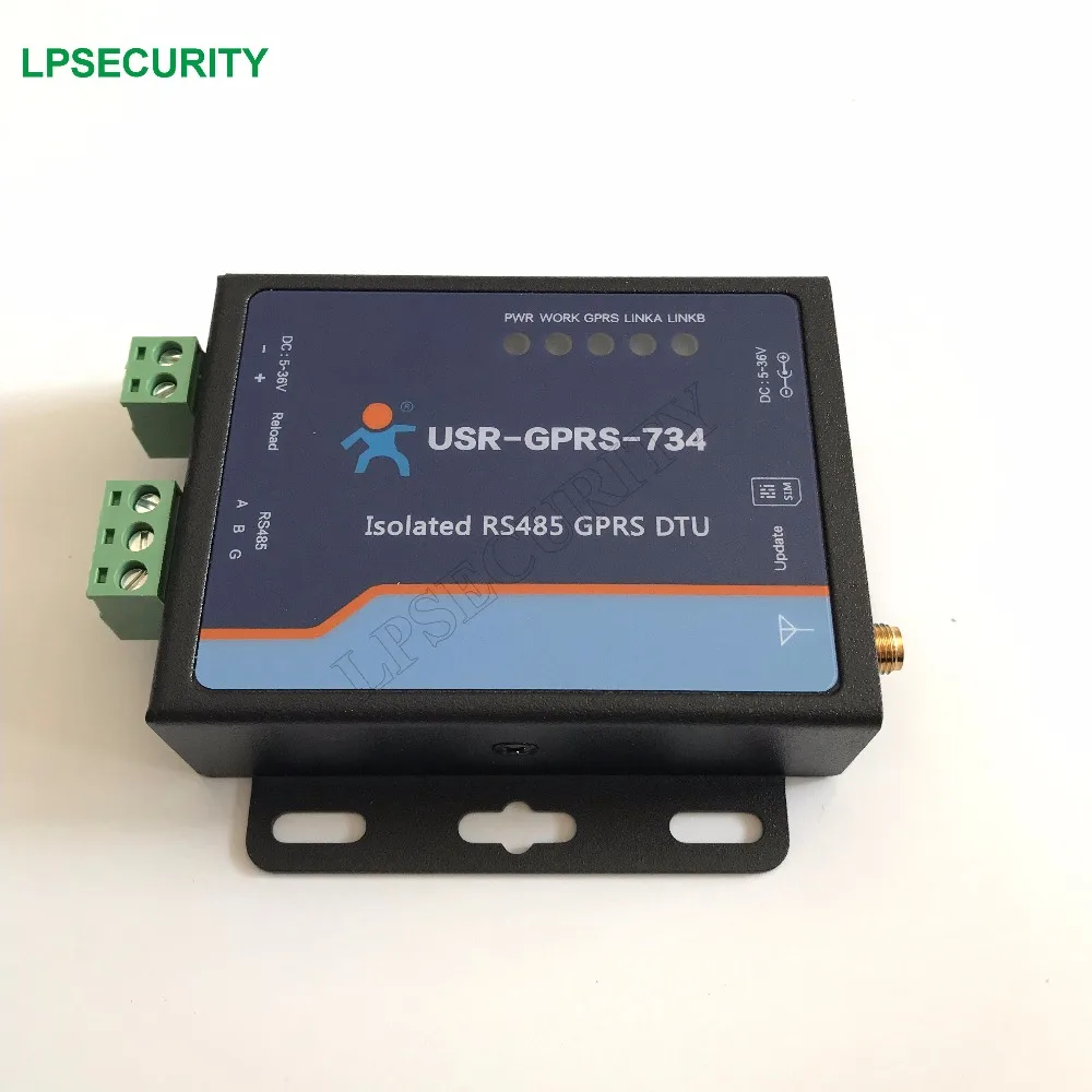 5 36V USR GPRS 734 изолированный RS485 к DTU серийный GSM модем пакетной радиосвязи общего