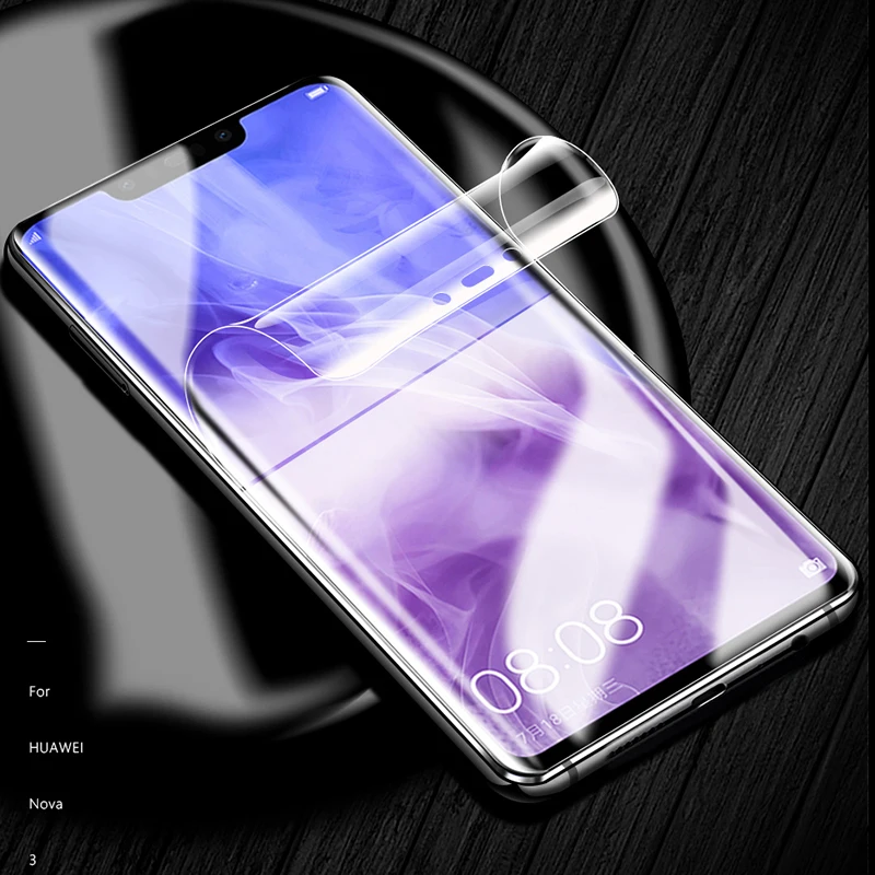 Изогнутая 3d пленка CHYI для Huawei P Smart + Защитная экрана 6 3 дюйма Nova 3i Гидрогелевая