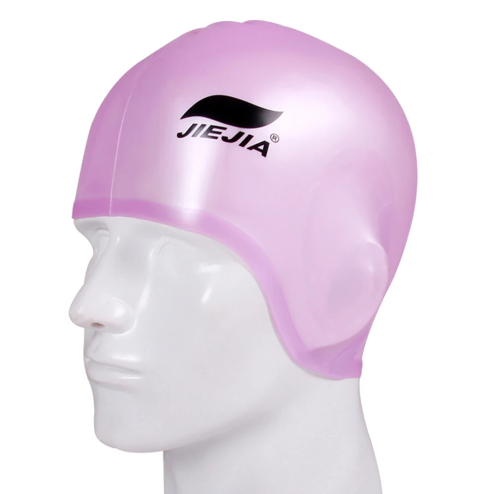 Силиконовая 3D эргономичная защита для ушей Пляжная шапочка плавания с зажимом