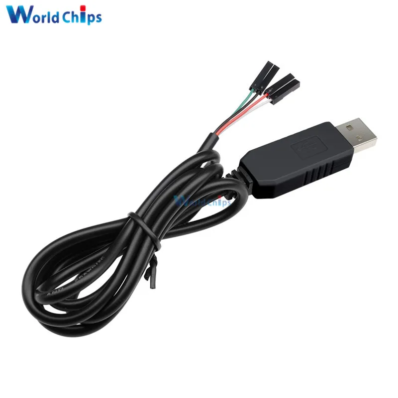Модуль кабеля PL2303 PL2303HX с USB на UART TTL 4-контактный конвертер RS232 последовательный