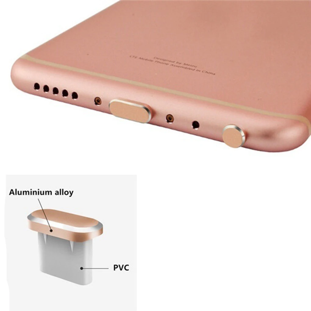 2 шт./компл. затычка от пыли, запасные части для Xiaomi huawei samsung Тип-Док-станция с usb Порты и разъёмы Разъем для наушников Пылезащитная заглушка для USB Комплект