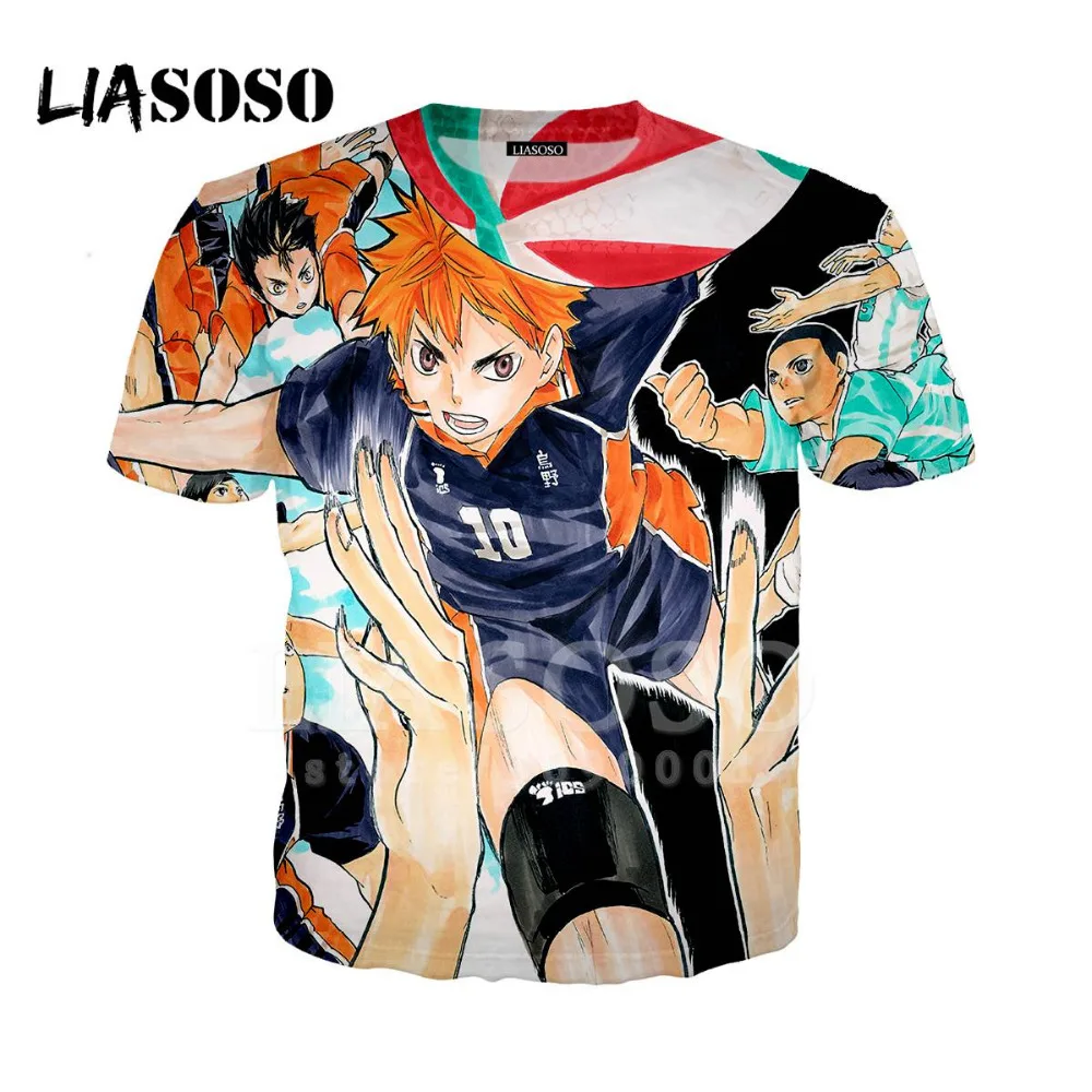Футболка с 3D принтом/Толстовка Аниме Haikyuu Ball Hinata Shoyo унисекс Повседневная