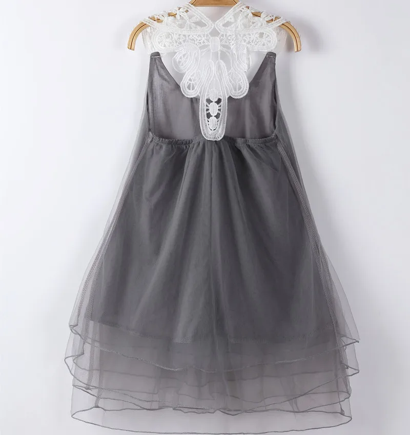 2019 платье для девочек Одежда маленьких летние кружевные Детские платья-пачки