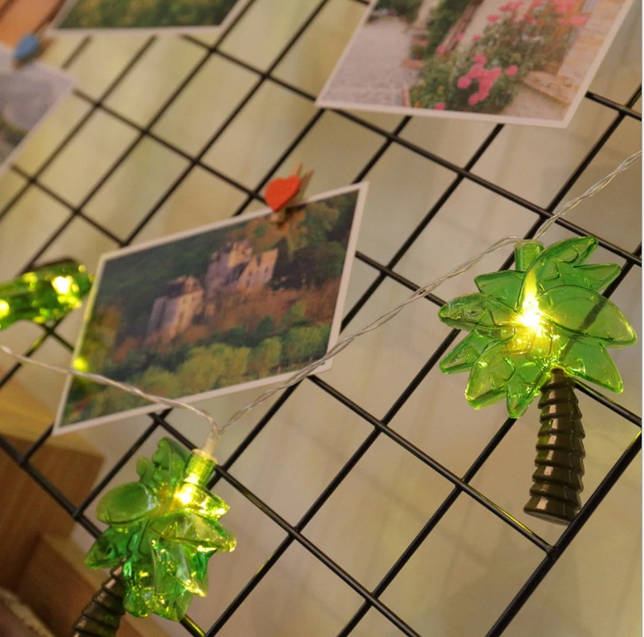YINGTOUMAN 2018 батарея в форме кокосового ореха 20LED 3M гирлянда свет Рождество праздник