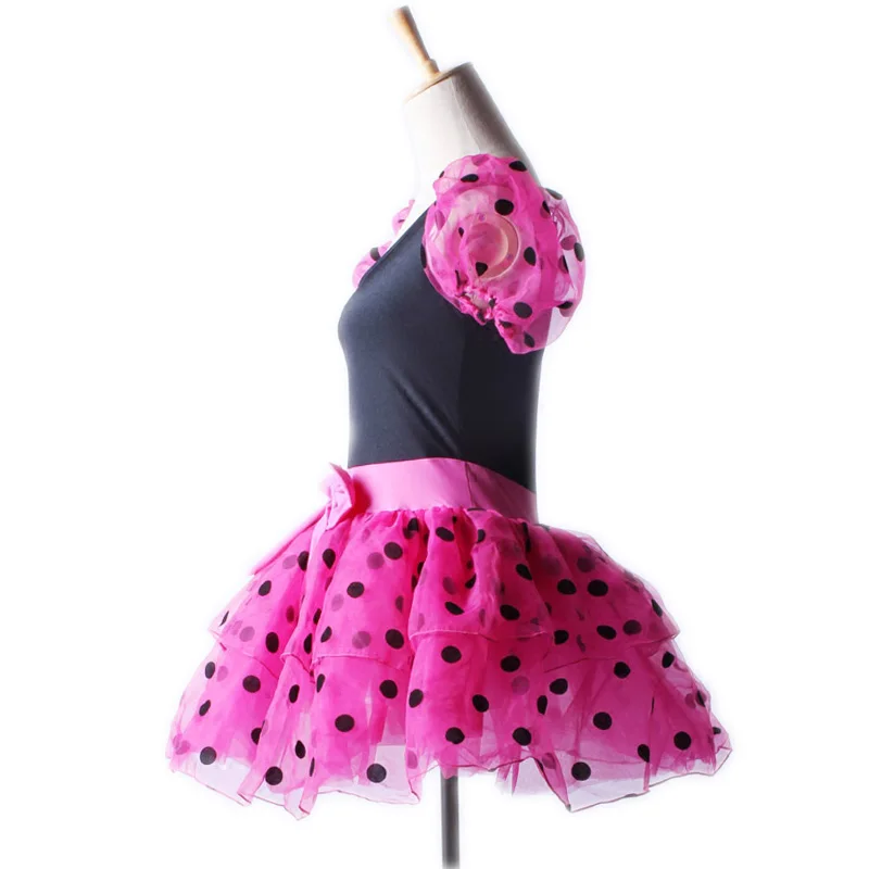 Новые балетные танцевальные костюмы для женщин и детей с волнистыми рукавами 2524