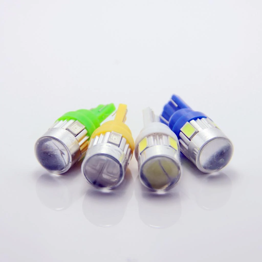 2x белый/красный/синий/кристально синий T10 168 W5W для SAMSUNG 5730 излучатель светодиодный