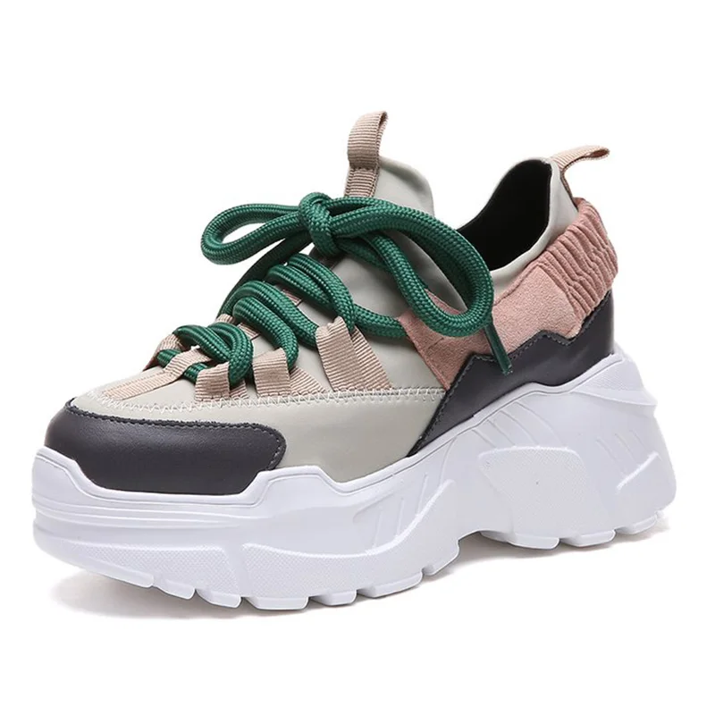 Ins/Лидер продаж Женские кроссовки увеличивающие рост Кроссовки для бега Новое