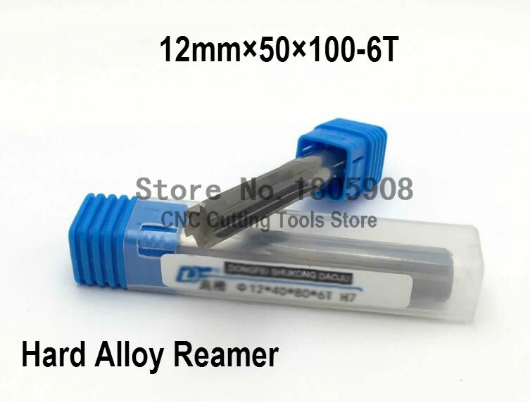 

Бесплатная доставка, 1 шт., 12 мм * 50*100 мм, расширитель из карбида вольфрама с покрытием и прямым хвостовиком, твердая металлическая машина K10