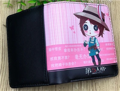 Короткий кошелек с логотипом в стиле аниме, новинка, кошелек для карт, кошелек с цветным принтом и пряжкой для мальчиков и девочек