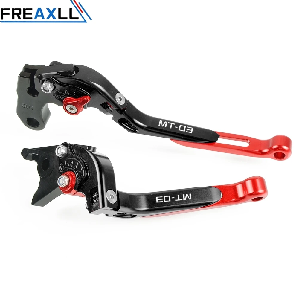 Motorcycle Accessories For YAMAHA MT-03 MT 03 2005-2006 2015 2016 2017 CNC Handlebar Folding Extendable Brake Clutch Levers | Автомобили и