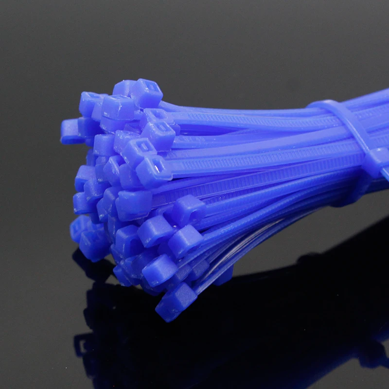 Нейлоновые кабельные стяжки самозакрывающиеся 200 мм 8 дюймов 100 шт. 12 цветов