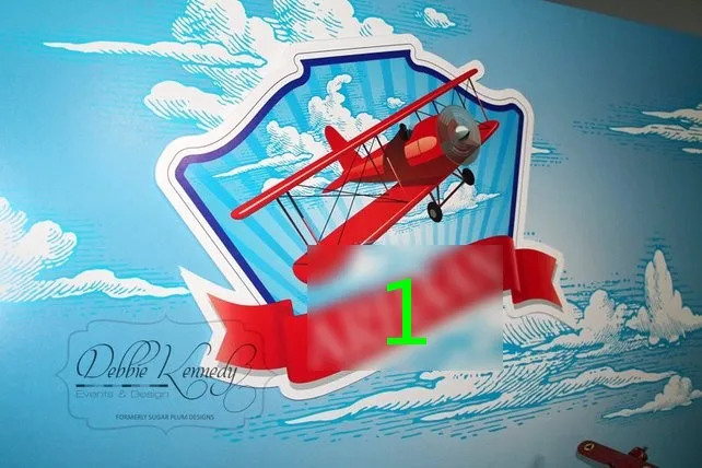 На заказ маленький летчик день рождения красный и синий самолет фон с облаками