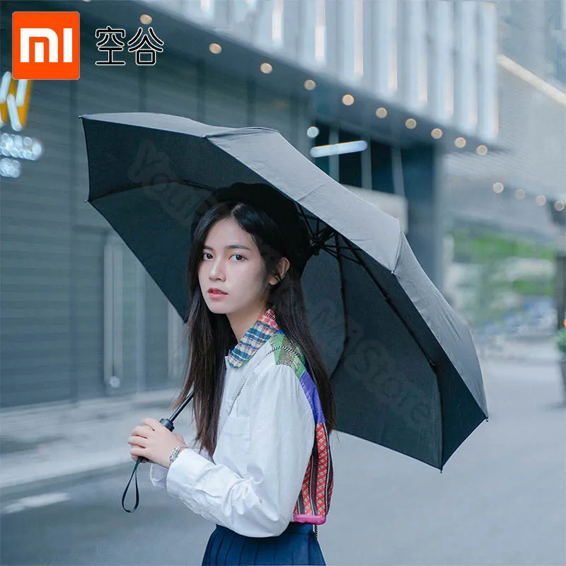 Складной автоматический зонт Xiaomi KongGu WD1 23 дюйма прочный Ветрозащитный