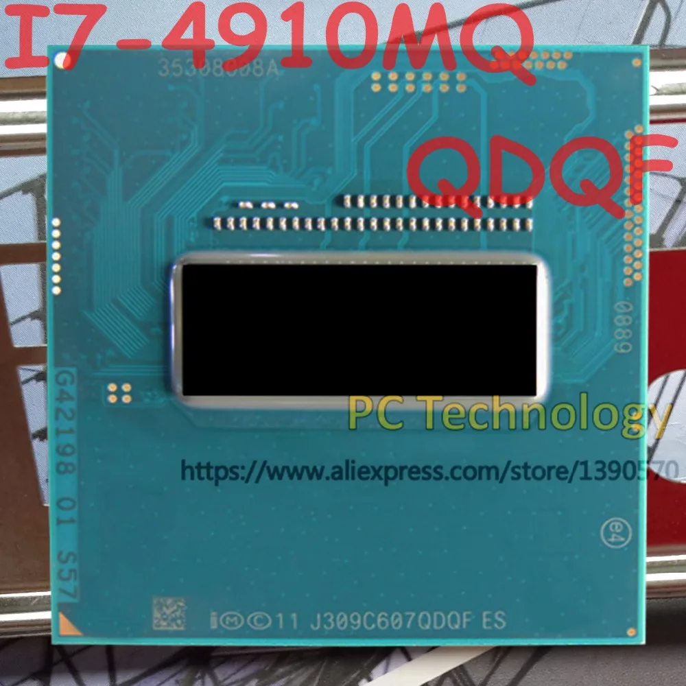 Оригинальный процессор Intel Core I7 4910MQ QS версии QDQF 2 9 ГГц L3 = 8M четырехъядерный