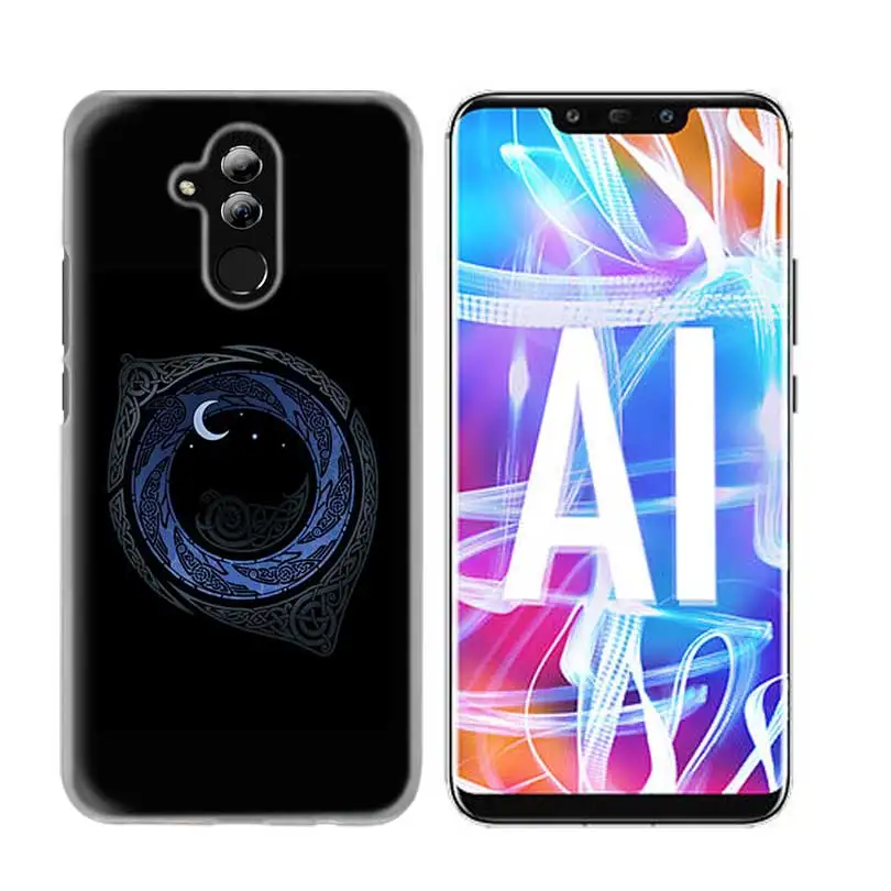 08 Чехол для huawei Honor P20 lite mate 20 10 P30 P10 P9 P8 8X9 Lite Pro P Smart+ Plus Nova 3i Viking Vegvisir - Цвет: 08