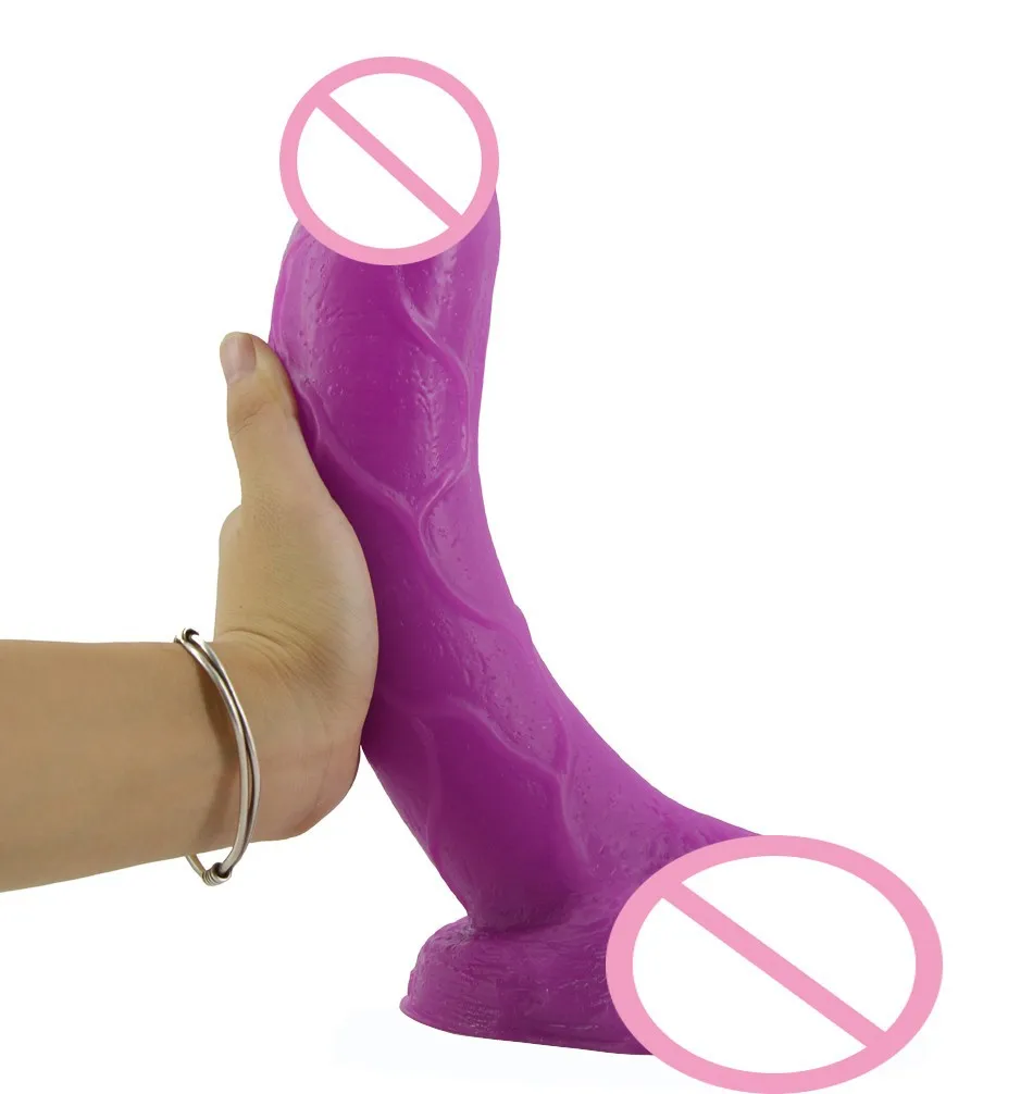 Огромный изогнутый реалистичный фаллоимитатор из ПВХ большой на присоске змея