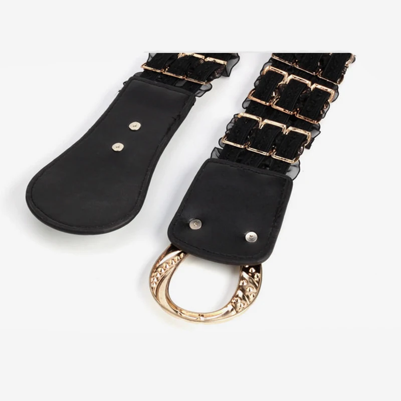 TOYOOSKY эластичный кружевной пояс для женщин брендовые дизайнерские женские ремни