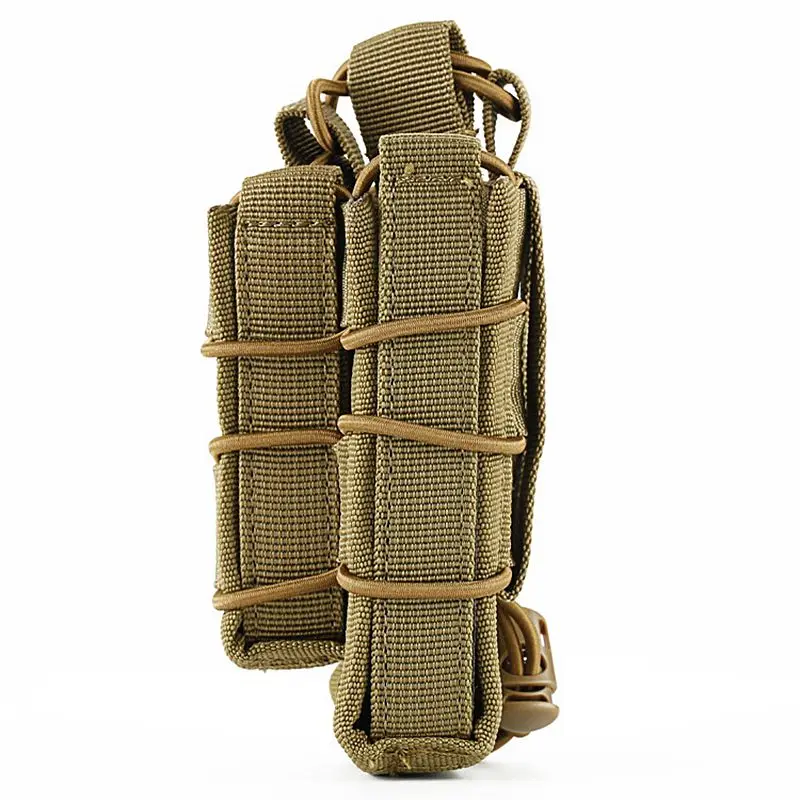 Molle Мешок с открытым верхом в стиле милитари винтовка, подсумок тактическая кобура Мультикам Airsoft подсумок держатель Чехол AK M4 M14 патроны карман