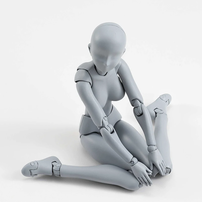 Male Female Movable body joint Action Figure Black PVC Art painting Anime model doll Mannequin Sketch Draw Human | Игрушки и хобби