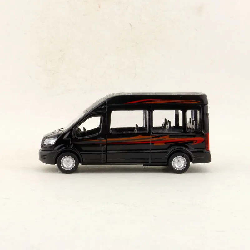 Высокая имитация 1:42 Ford Transit модель грузовика, горячая Распродажа Детская Металлическая задняя модель автомобиля, головоломка грузовик игрушка