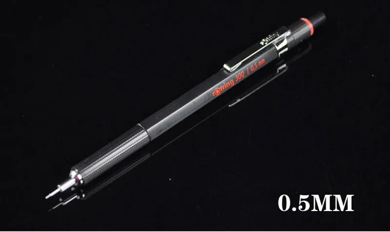 Rotring 300 0,5 мм/0,7 мм/2,0 мм автоматический механический карандаш пластиковая ручка держатель студенческие канцелярские принадлежности для письма