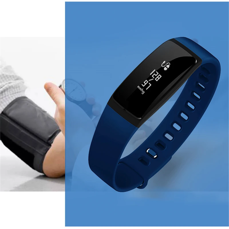 Bluetooth Для мужчин умный Браслет Приборы для измерения артериального давления