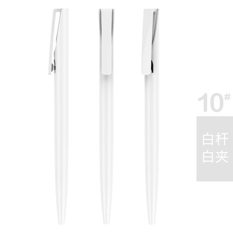 3pcs BZNVN Jane wholesale color press ballpoint pen plastic transparent advertising custom printed logo | Канцтовары для офиса и