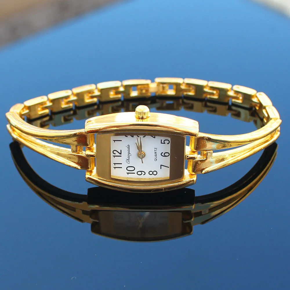 Женские часы с браслетом из нержавеющей стали кварцевые под платье Новинка|watch