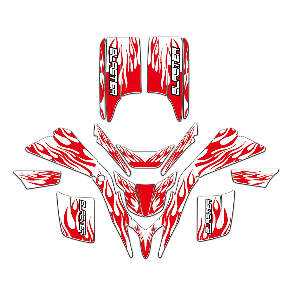 Стильные наклейки для Yamaha Blaster 200 YFS200 YFS 1988 2006 ATV Racing Kit|decal graphics|for yamahayamaha graphics |