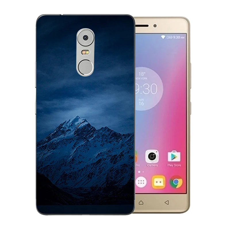 5 дюймов для Lenovo K6 Note чехол телефона Силиконовый ТПУ мягкий Vibe лошадь шаблон