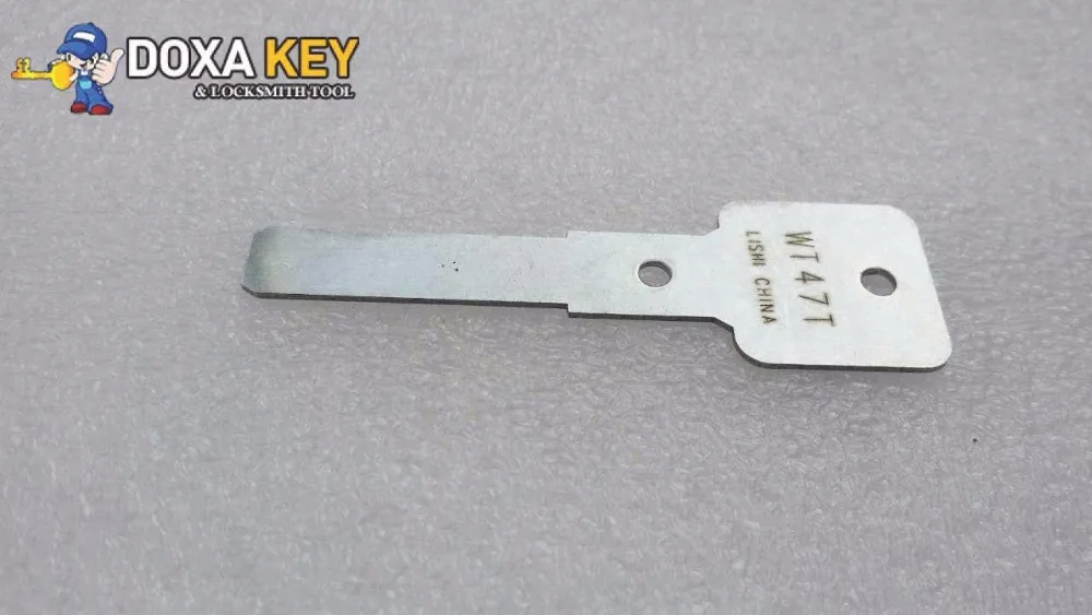 Оригинальный инструмент Master Key WT47T Lishi 2 в 1 для ремонта автомобильных ключей|lock repair
