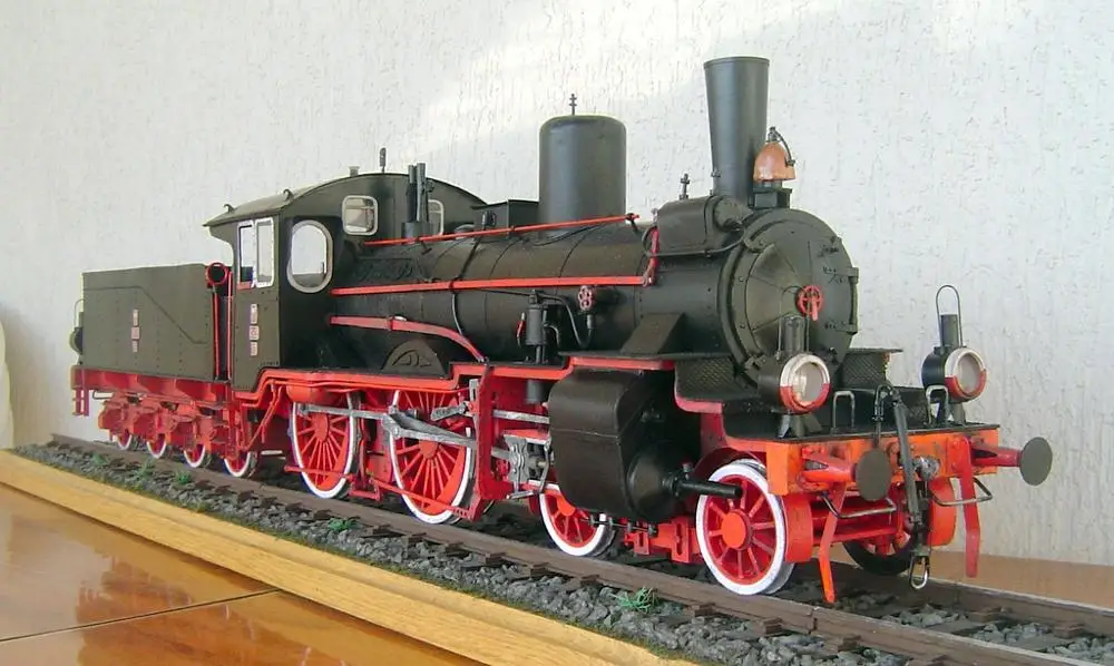 DIY Бумажная модель немецкий паровоз Od2 1898 мальчик подарок бумажное ремесло 3D