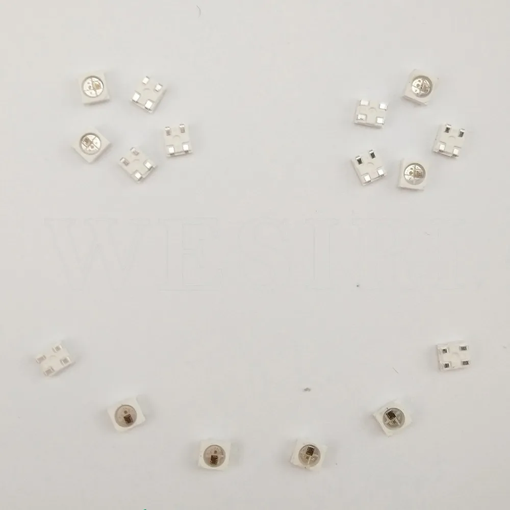 10-3000 шт. SK6805-2427 полноцветный чип (аналогичный WS2812B и SK6812) SMD 2427 RGB DC5V индивидуально