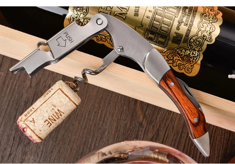 Открывалка для бутылок с гравировкой на заказ штопоры подарок шафера лучшего