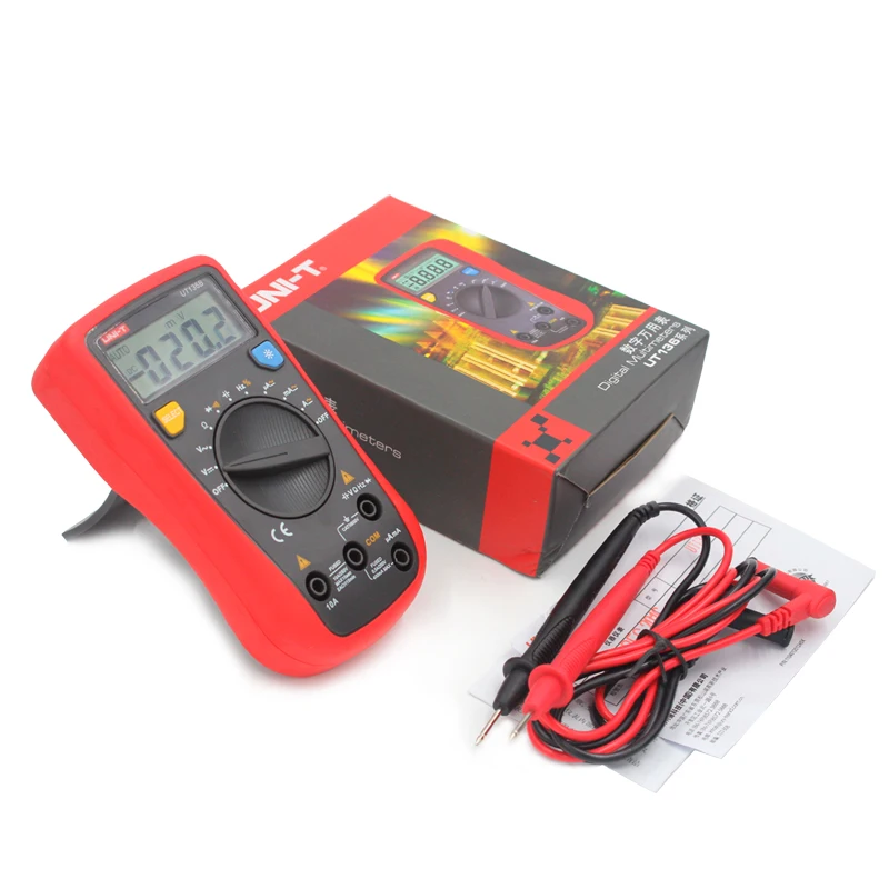 UNI T UT136B Цифровые мультиметры AC/DC тока сопротивления емкости частоты Multi Multimetro