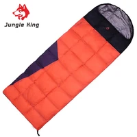 jungle king 2017 outdoor mountaineering couple camping supplies high quality sleeping bag envelopes 550g duck down 510degrees