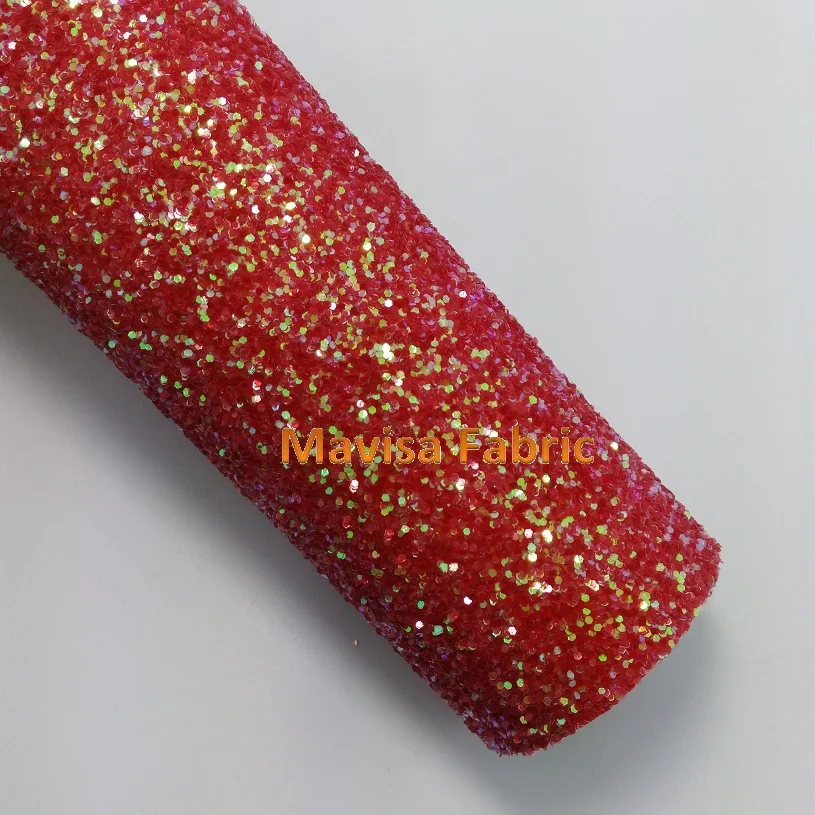 MQ017 30X134 см красный с эффектом блестящей кожи Блеск Ткань для пошива Луки обувь