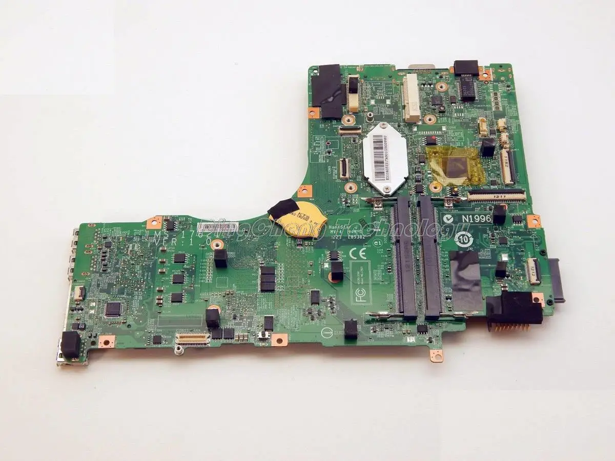 

Laptop Motherboard For MSI GT70 MS-17621 VER 1.0 HM77 Mainboard 100% fully tested