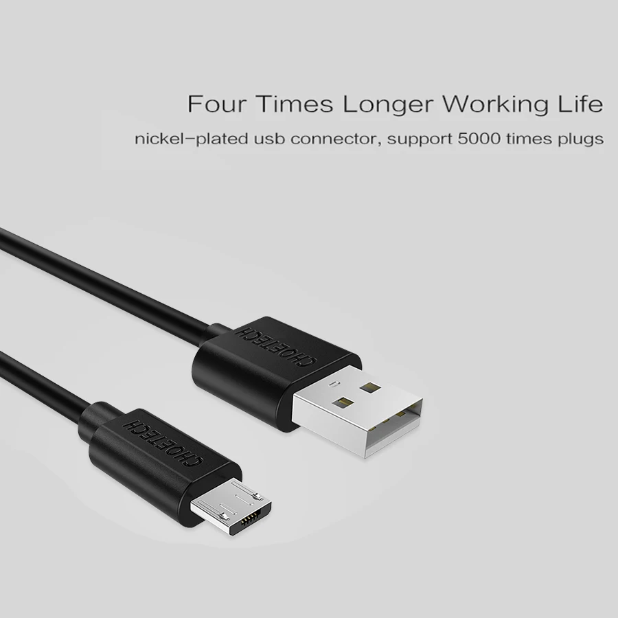 CHOETECH Micro USB кабель для быстрой зарядки Usb 2 0 зарядного устройства 1 м 5 Xiaomi планшетов