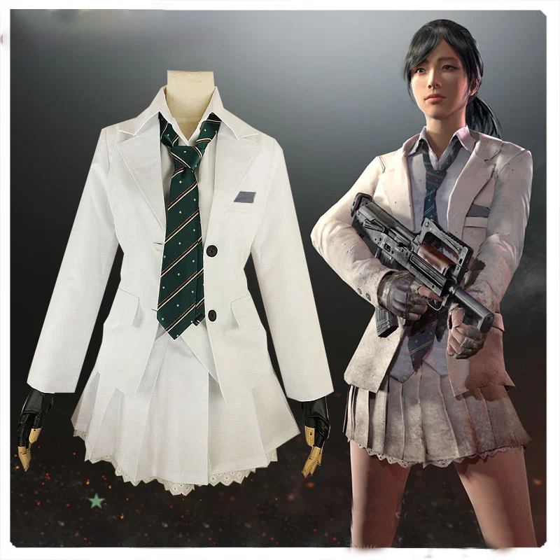 2017 игра PUBG Playerunknown's Battlegrounds Косплей Костюм Хэллоуин Карнавал японская старшая