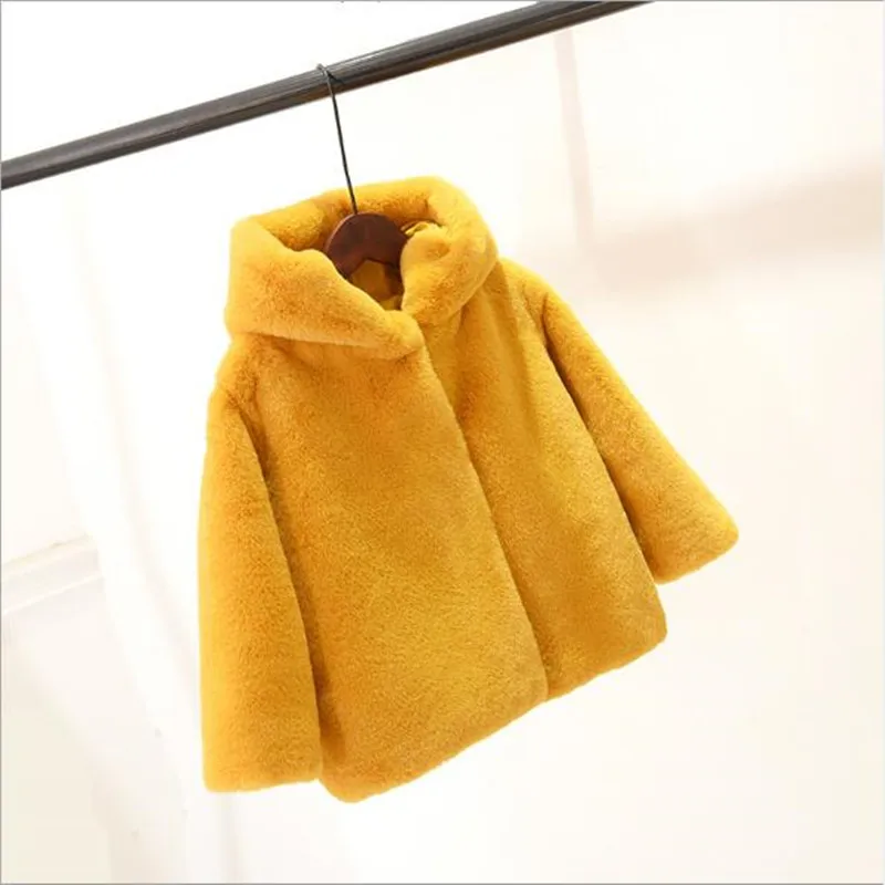 Новинка 2020 года пальто с искусственным мехом сезон осень-зима детская куртка
