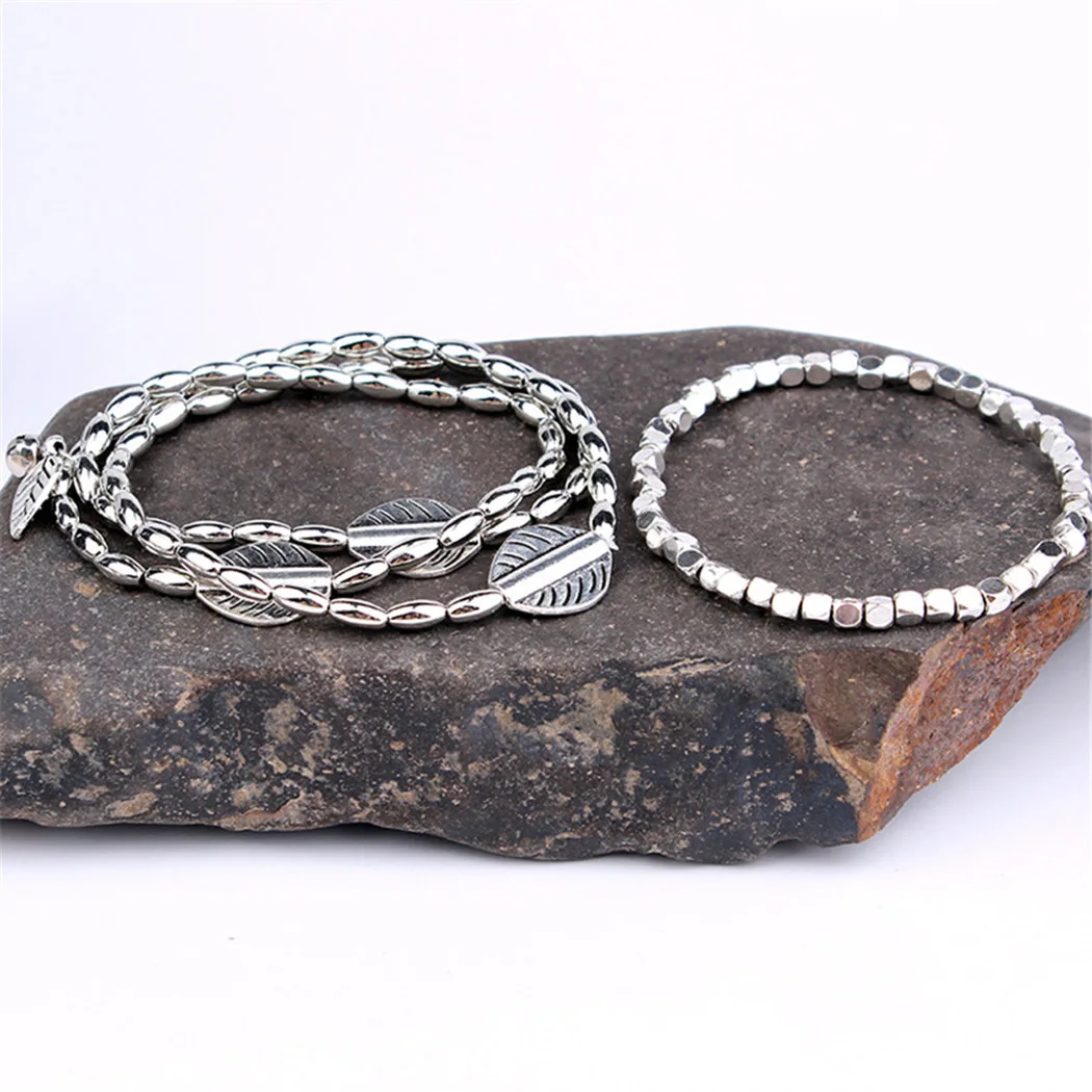 Браслет на лодыжку Anslow многослойный с перьями |