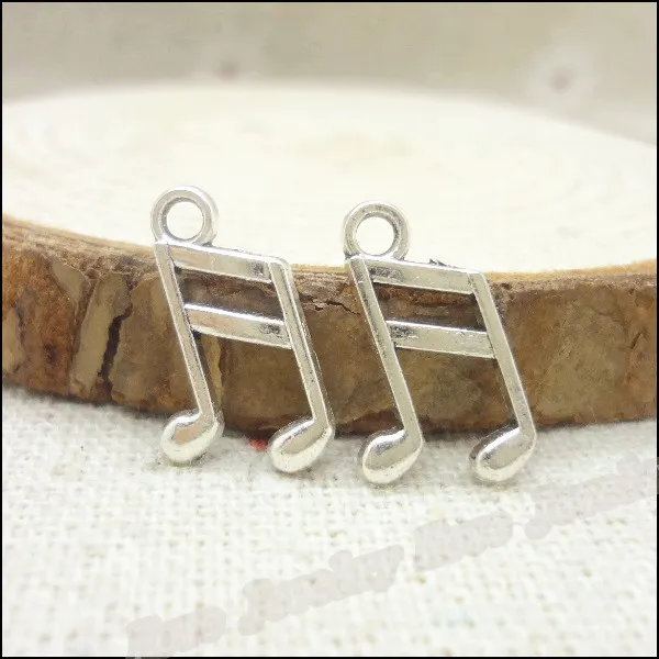 450 шт. подвески подвеска в виде музыкальной ноты тибетский серебряный сплав цинка